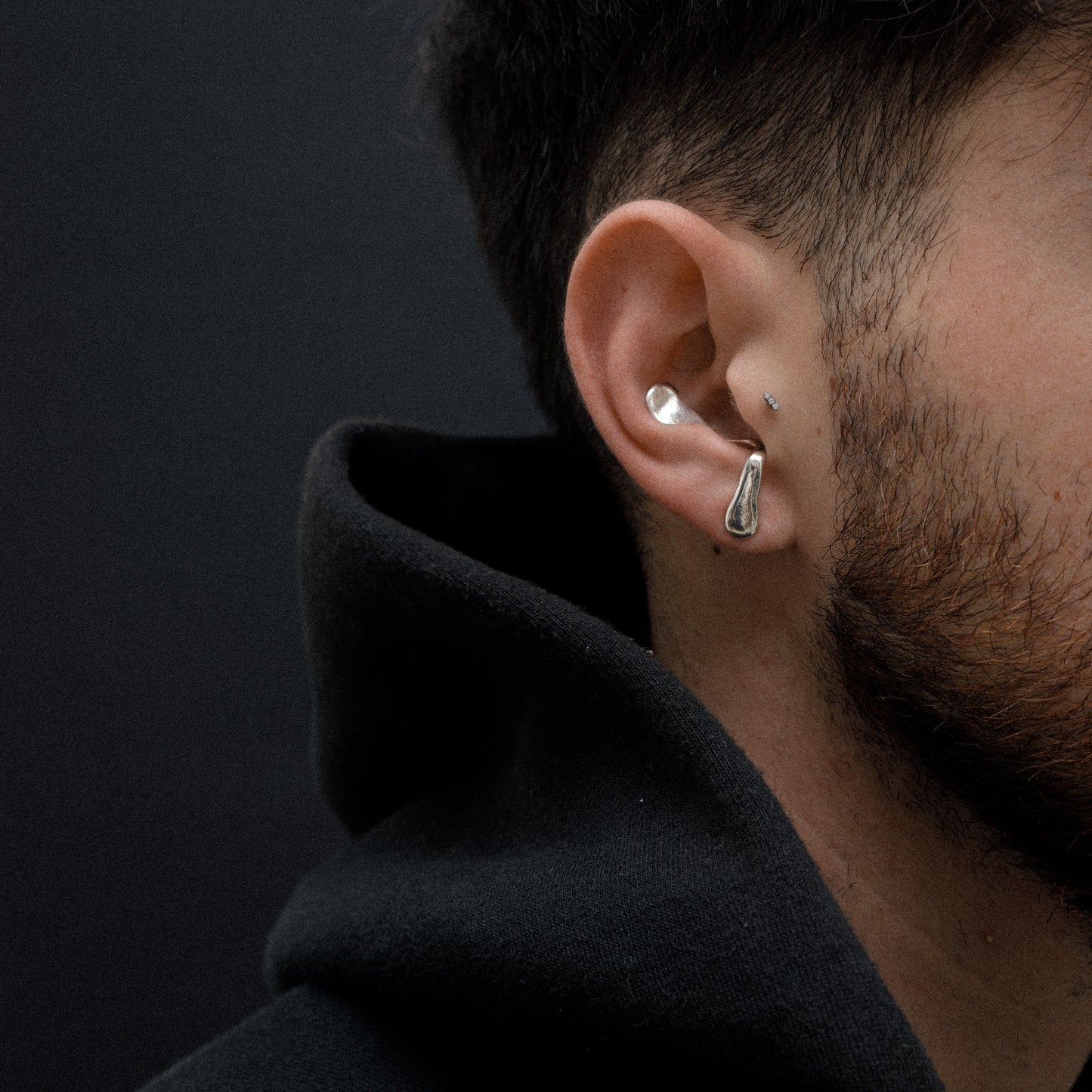 The melted ear piece