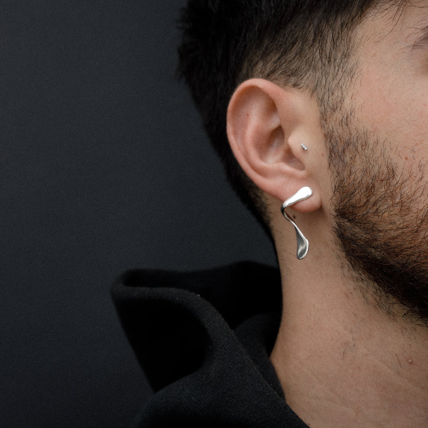 The melted ear piece