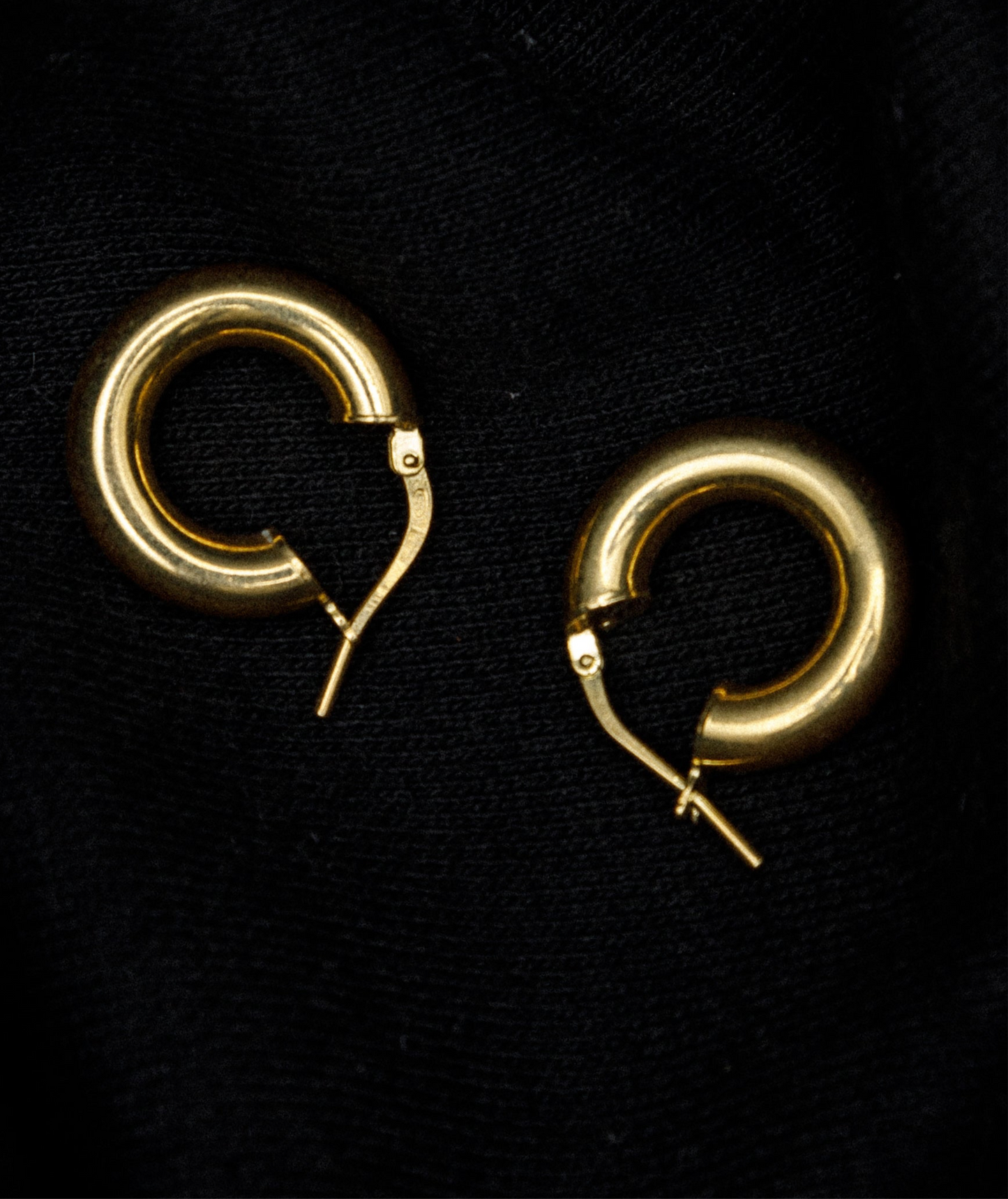 Basic hoop M Gold plated