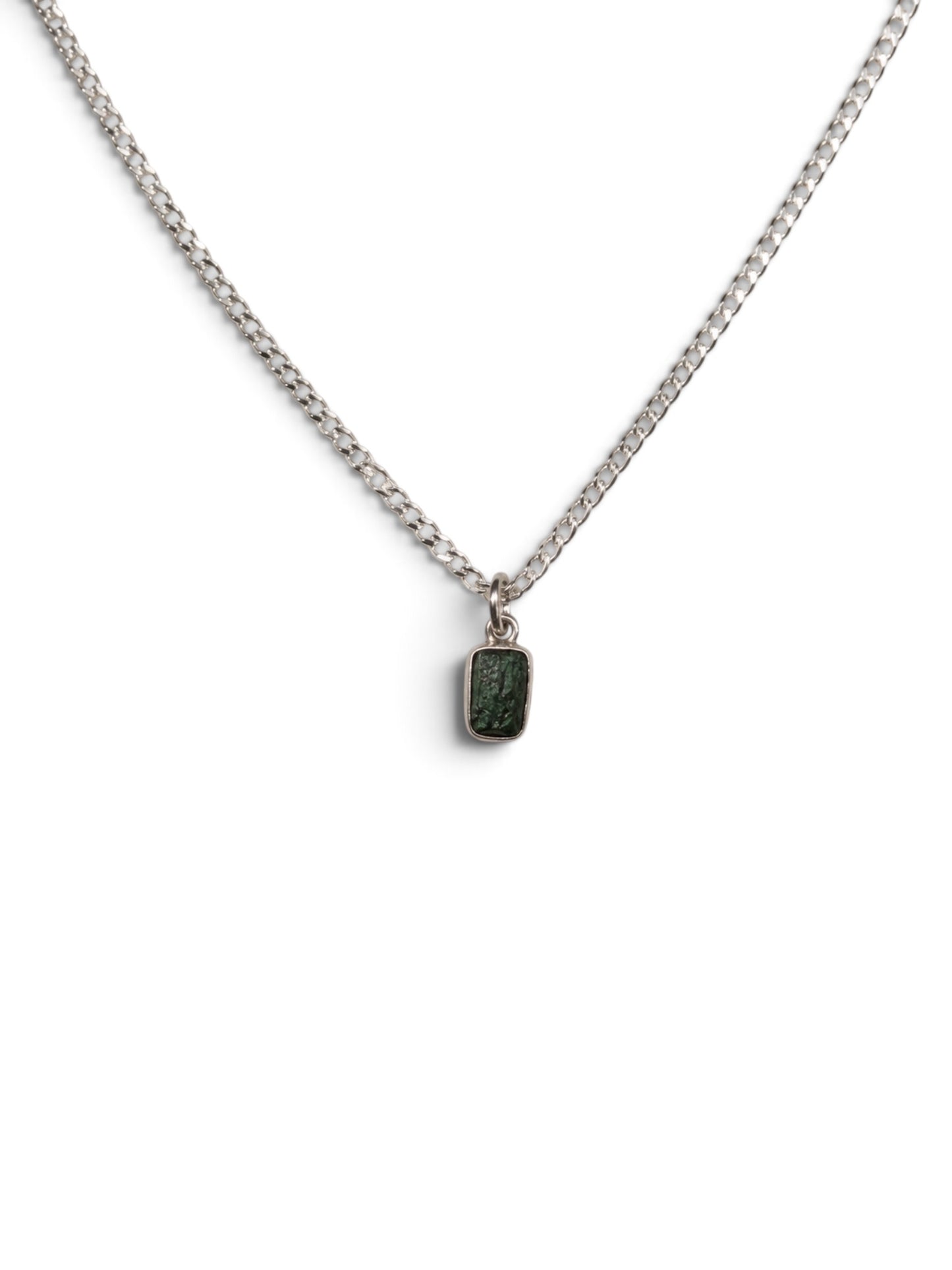 RAW Emerald Necklace