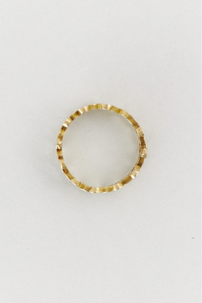 Dancing-man ring 14k gold