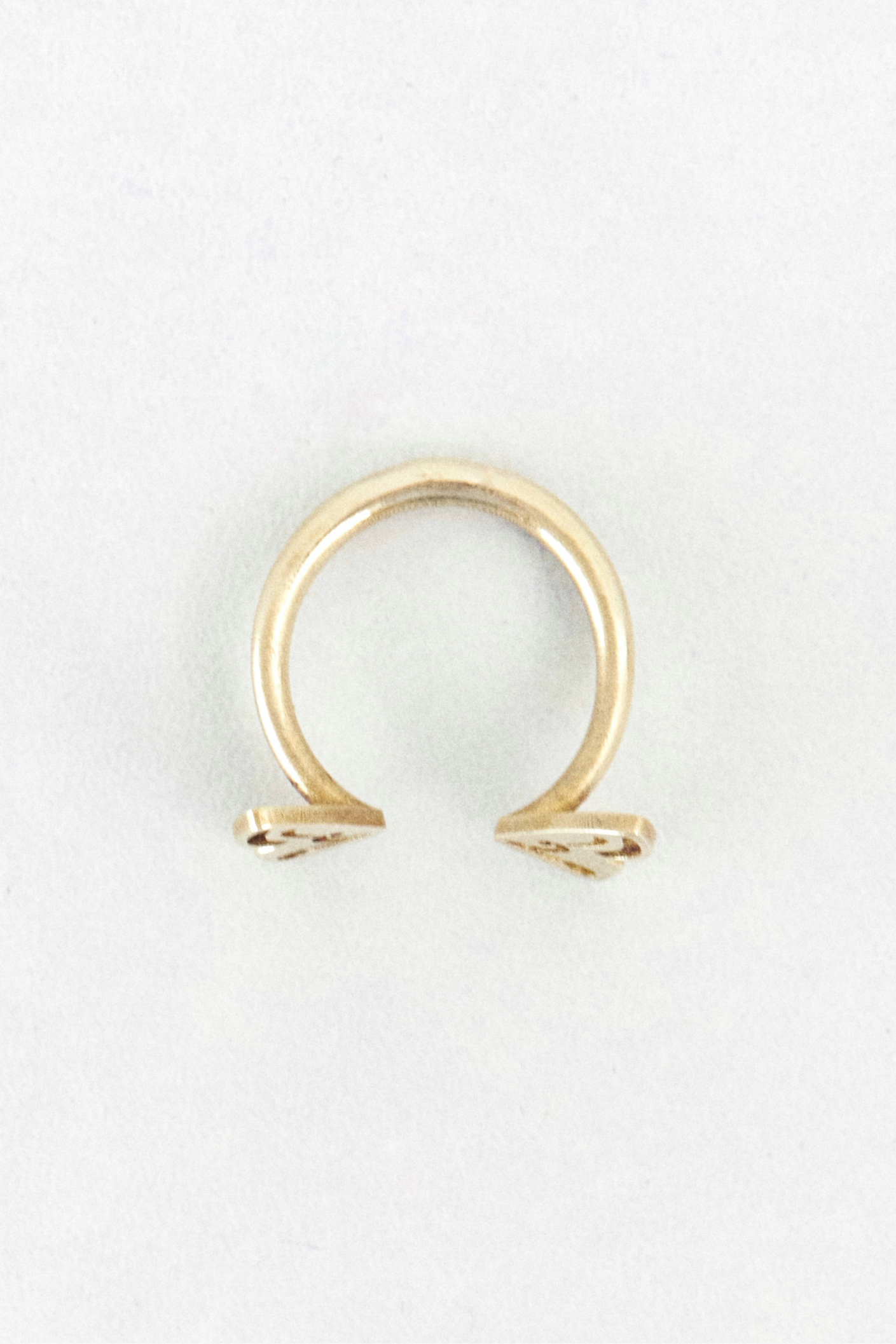 Mayas wings ring 14k gold