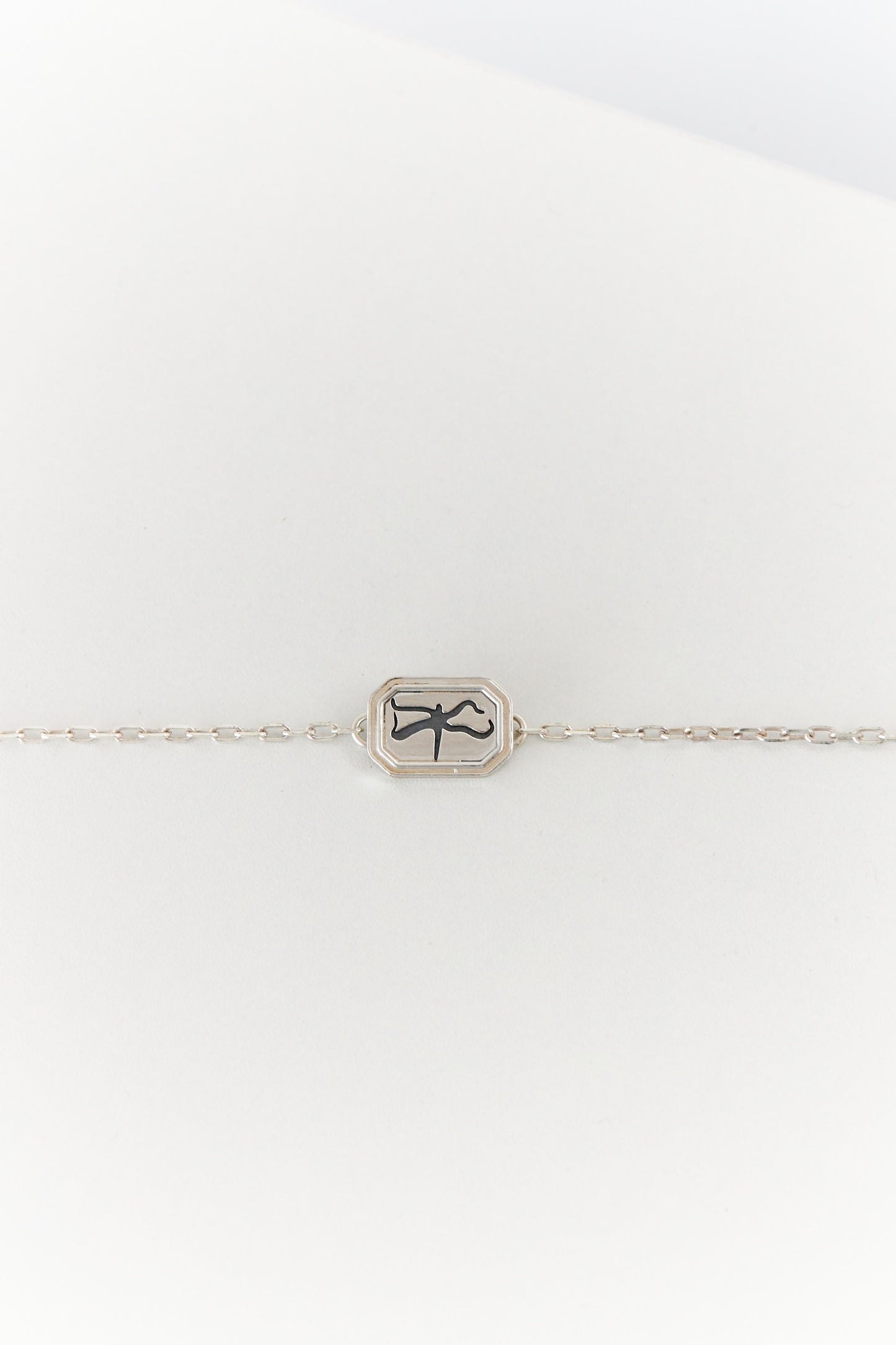 Dragonfly choker silver