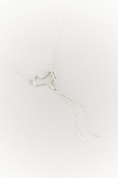 Heart necklace silver