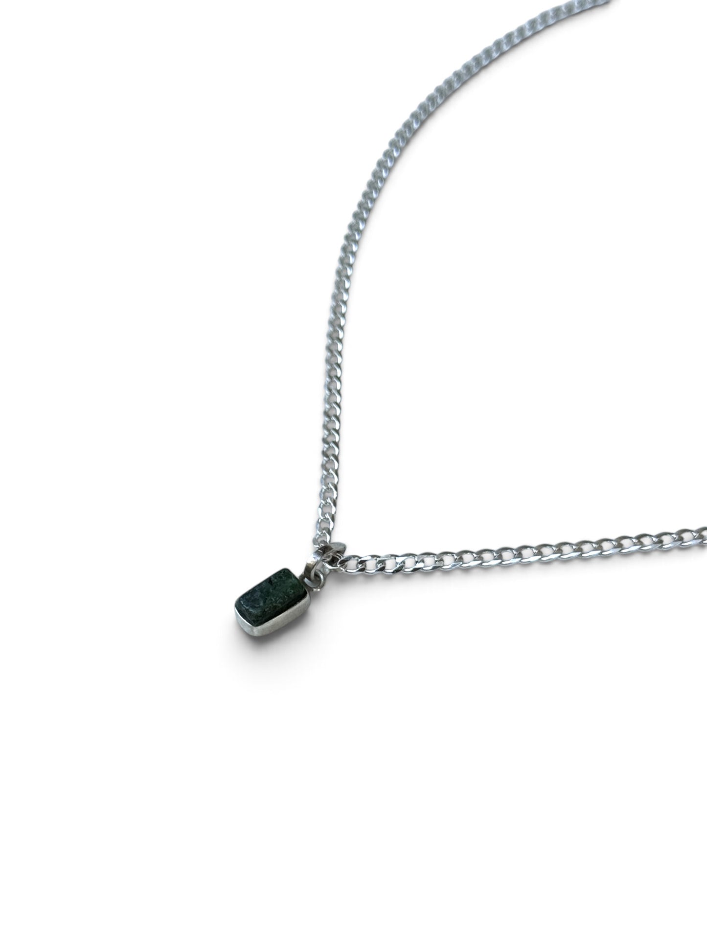 RAW Emerald Necklace