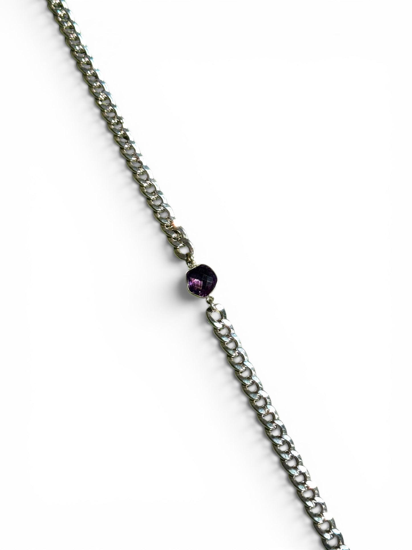 AMETHYST CURB CHOKER