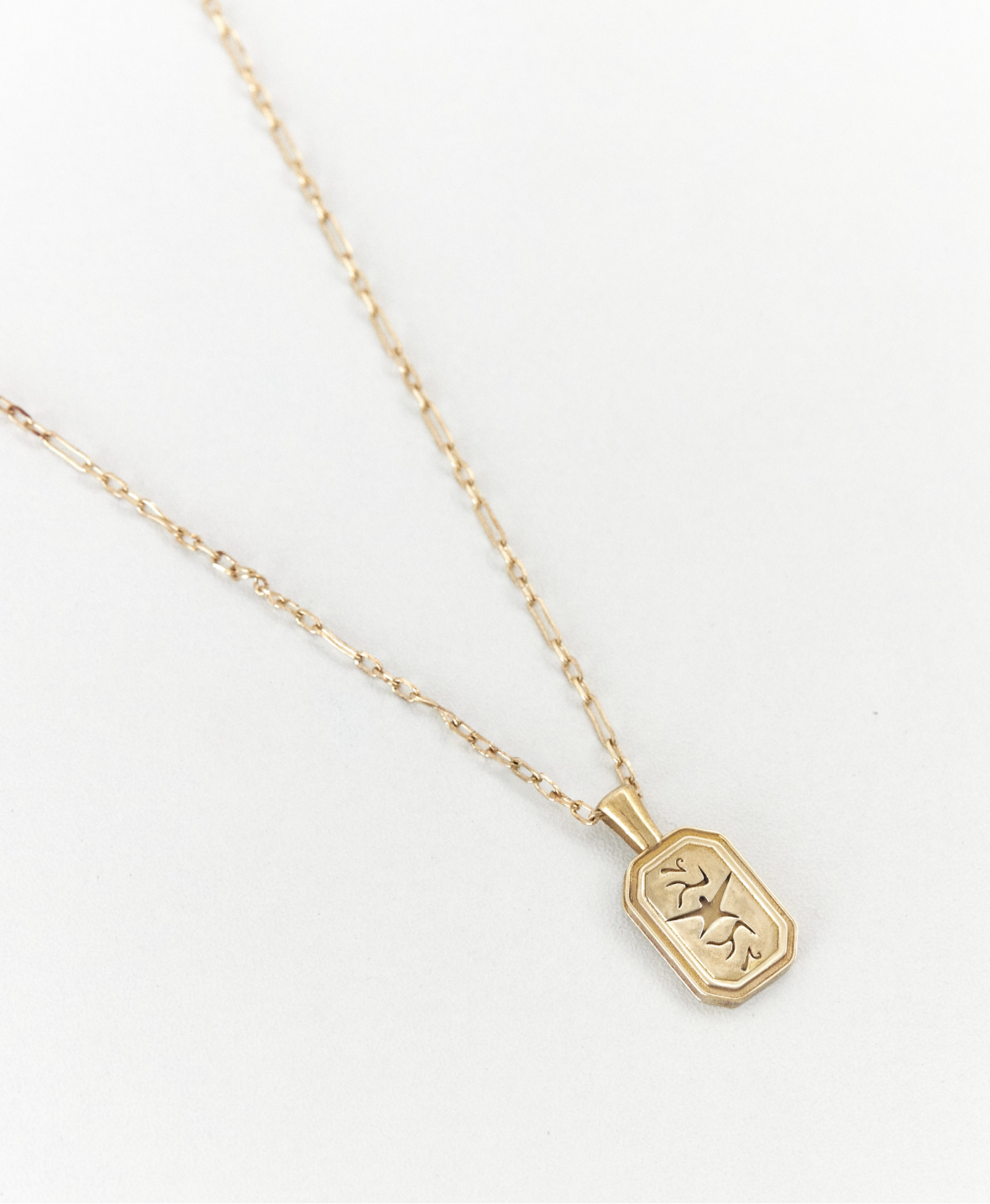 Slow Dancing necklace 14k gold