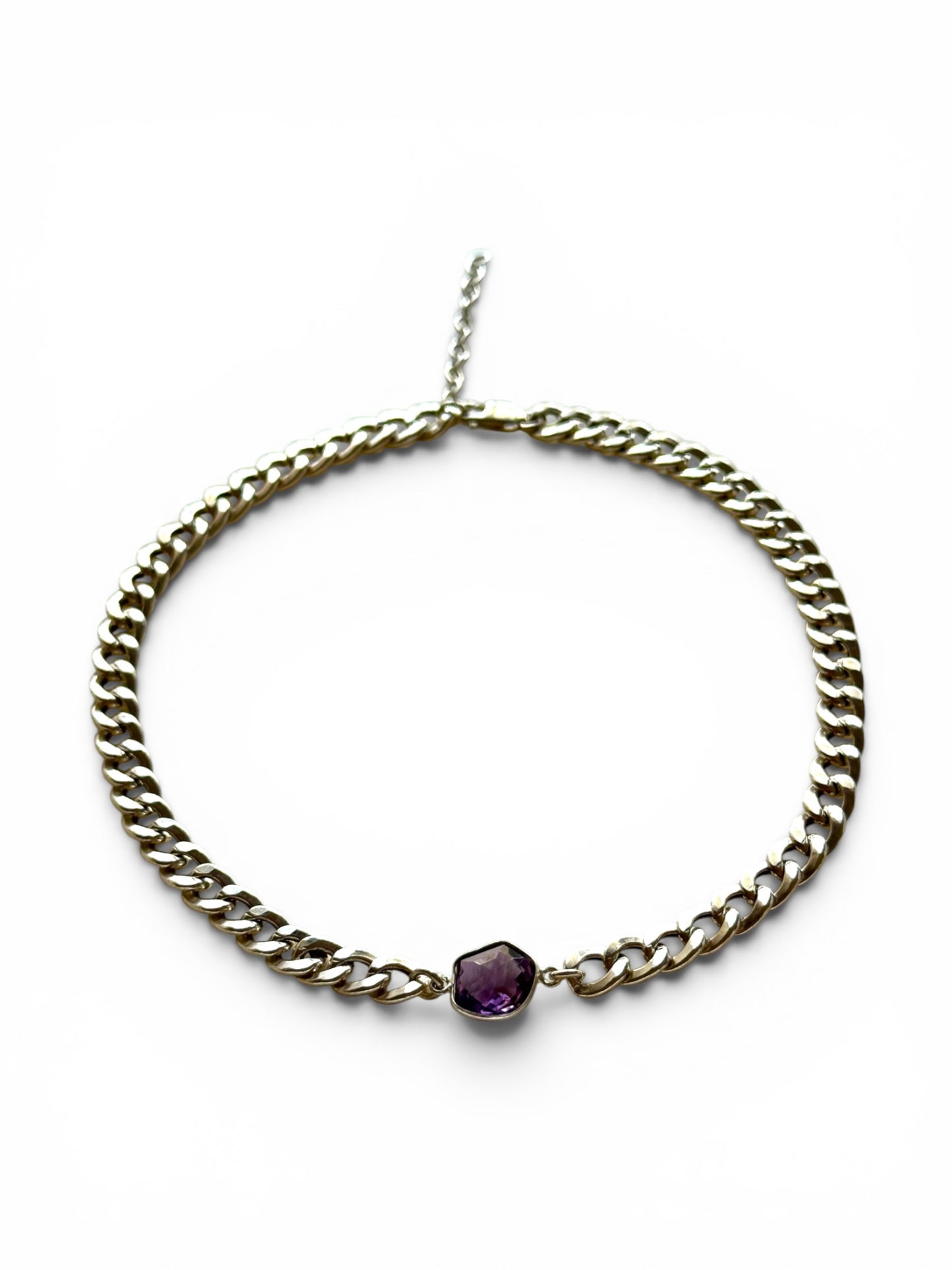 AMETHYST CURB CHOKER