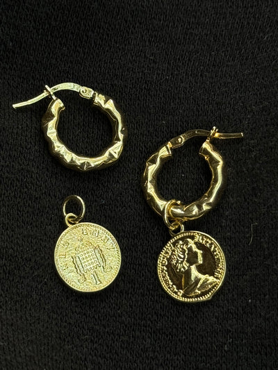 Immortal S coin gold plated