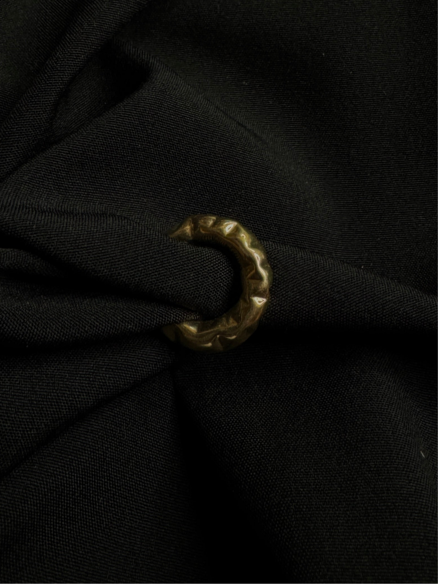 immortal M cuff Gold plated