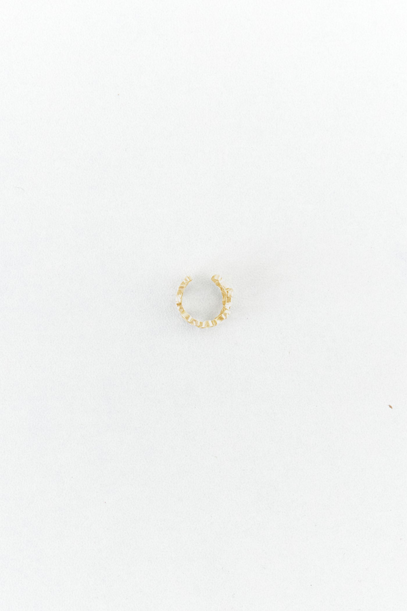 Dancing man cuff 14k gold