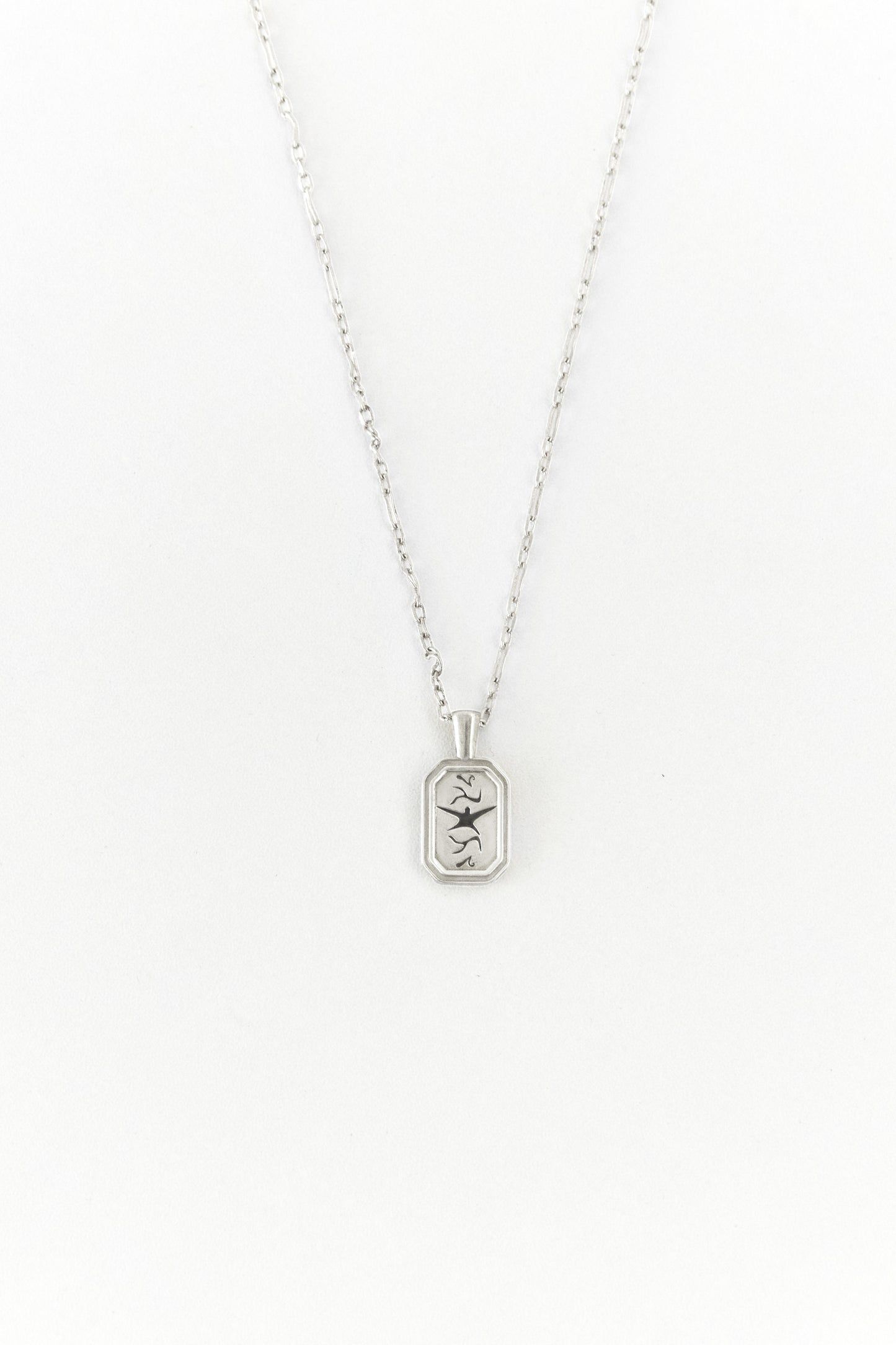 Slow Dancing necklace silver