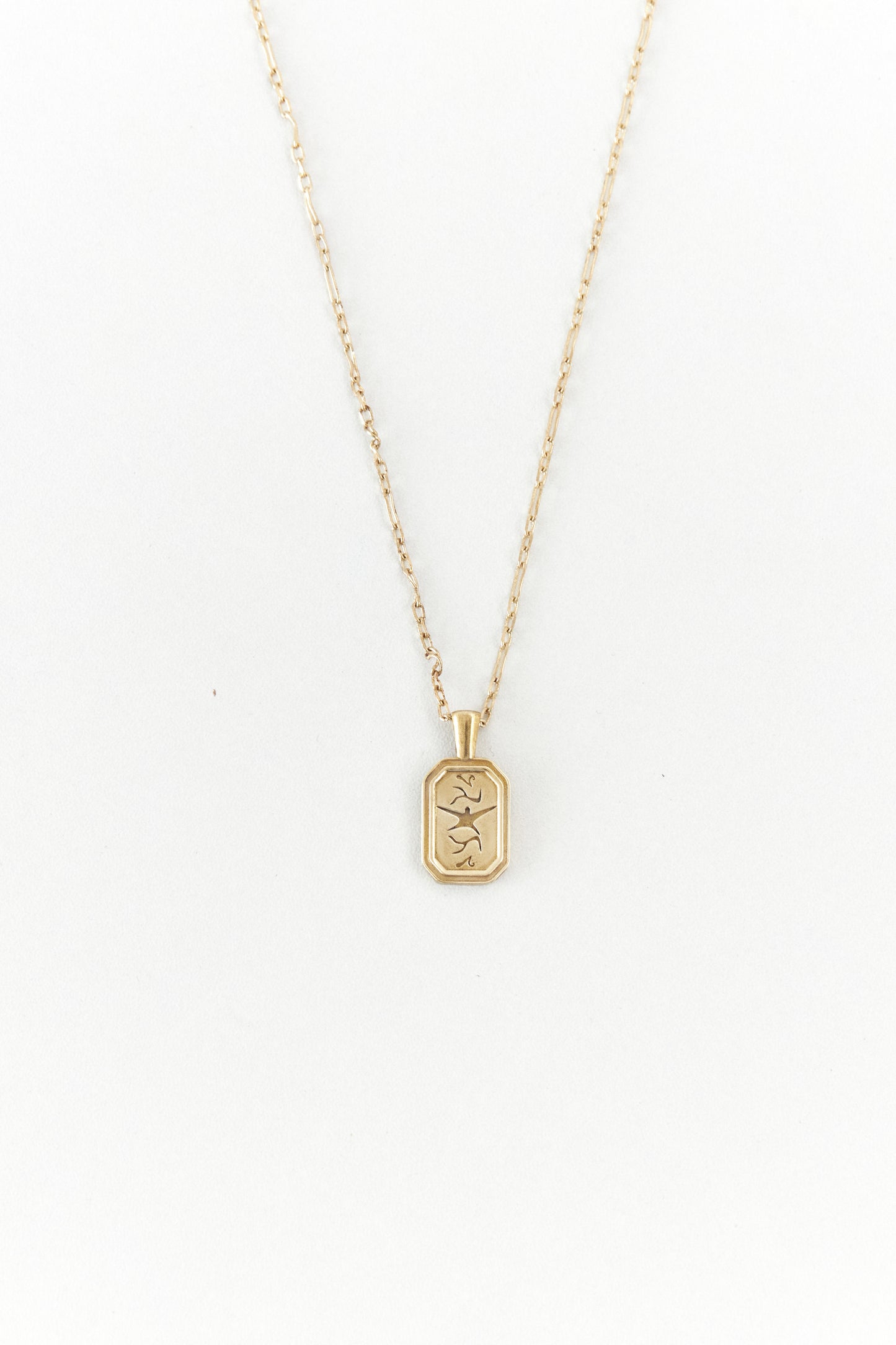 Slow Dancing necklace 14k gold